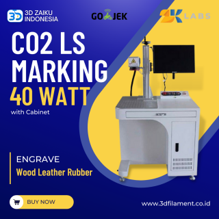Zaiku Industrial CO2 Laser Marking 40 Watt Engrave Wood with Cabinet - FULL SET